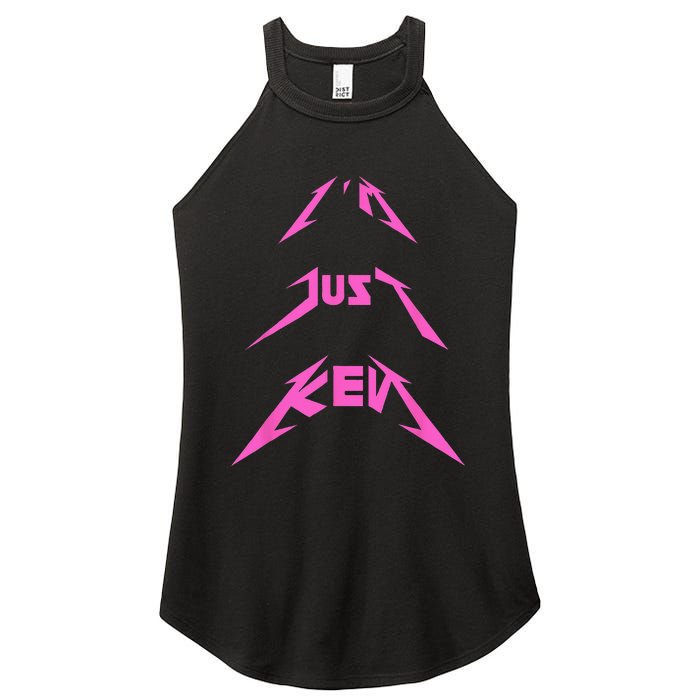 This Is My Ken Costume Im Just Ken Funny Pun Halloween Women's Perfect Tri Rocker Tank