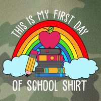 This Is My First Day Of School Legacy Tie Dye Trucker Hat