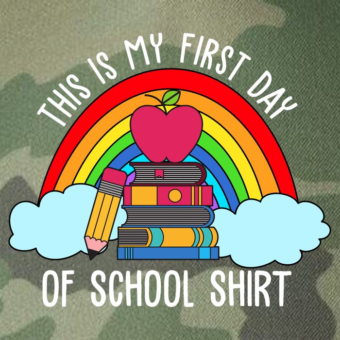 This Is My First Day Of School Legacy Tie Dye Trucker Hat
