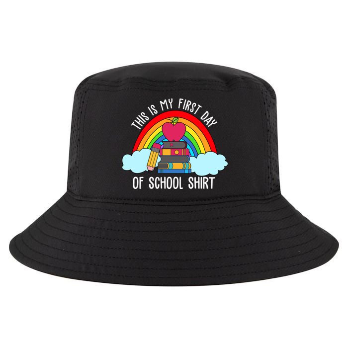 This Is My First Day Of School Cool Comfort Performance Bucket Hat