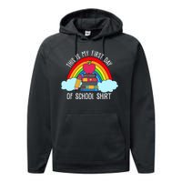 This Is My First Day Of School Performance Fleece Hoodie