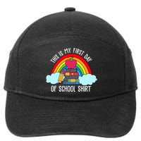 This Is My First Day Of School 7-Panel Snapback Hat