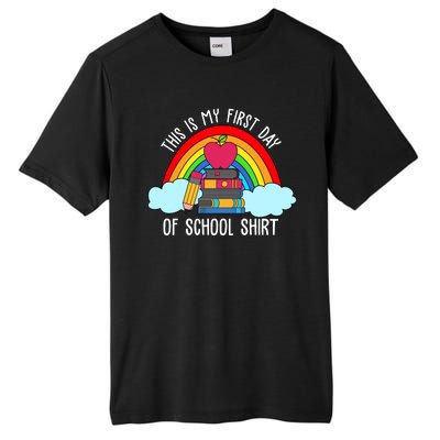 This Is My First Day Of School Tall Fusion ChromaSoft Performance T-Shirt