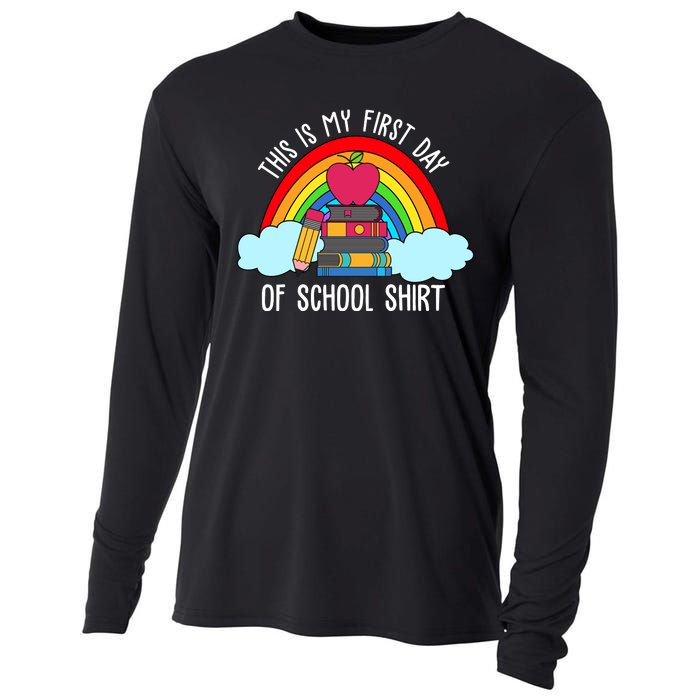 This Is My First Day Of School Cooling Performance Long Sleeve Crew