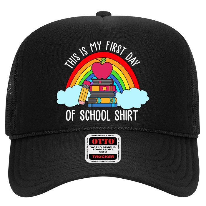 This Is My First Day Of School Trucker Hat