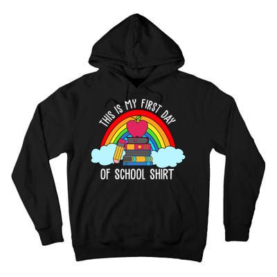 This Is My First Day Of School Tall Hoodie