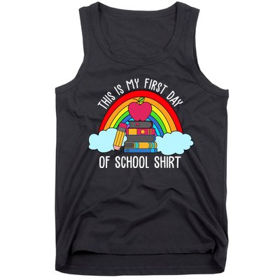 This Is My First Day Of School Tank Top