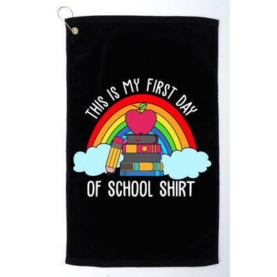 This Is My First Day Of School Golf Towel