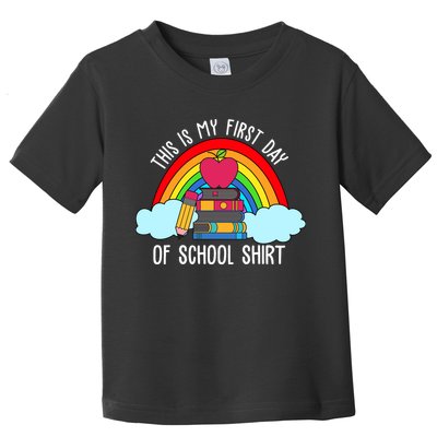 This Is My First Day Of School Toddler T-Shirt