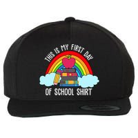 This Is My First Day Of School Wool Snapback Cap