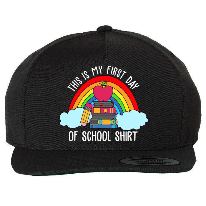 This Is My First Day Of School Wool Snapback Cap