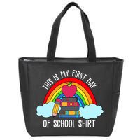 This Is My First Day Of School Zip Tote Bag