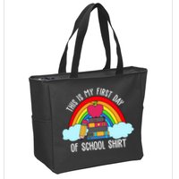 This Is My First Day Of School Zip Tote Bag