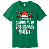 This Is My Christmas Pajama Funny Xmas Pjs Premium T-Shirt