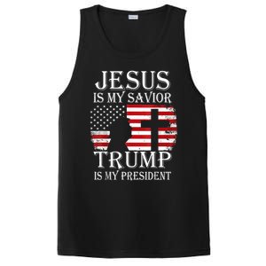 Trump Is My President American Flag Great Gift PosiCharge Competitor Tank