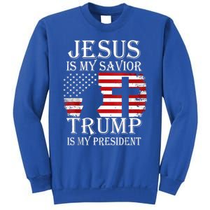 Trump Is My President American Flag Great Gift Sweatshirt