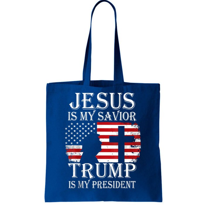 Trump Is My President American Flag Great Gift Tote Bag