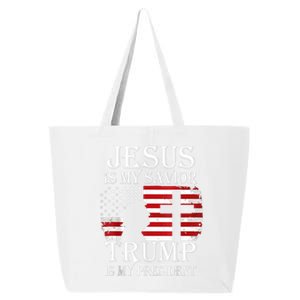 Trump Is My President American Flag Great Gift 25L Jumbo Tote