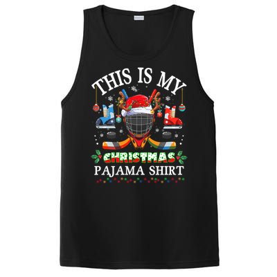 This Is My Christmas Pajama For Hockey Lover Cool Gift PosiCharge Competitor Tank