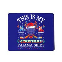 This Is My Christmas Pajama For Hockey Lover Cool Gift Mousepad