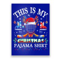 This Is My Christmas Pajama For Hockey Lover Cool Gift Poster