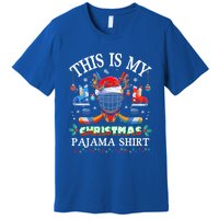 This Is My Christmas Pajama For Hockey Lover Cool Gift Premium T-Shirt