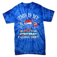 This Is My Christmas Pajama For Hockey Lover Cool Gift Tie-Dye T-Shirt