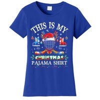 This Is My Christmas Pajama For Hockey Lover Cool Gift Women's T-Shirt