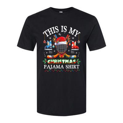 This Is My Christmas Pajama For Hockey Lover Cool Gift Softstyle CVC T-Shirt