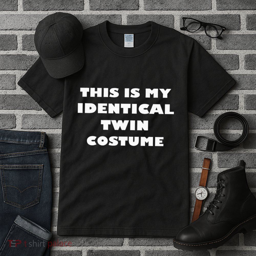 This Is My Identical Twin Costume Funny Halloween Costume Tall T-Shirt
