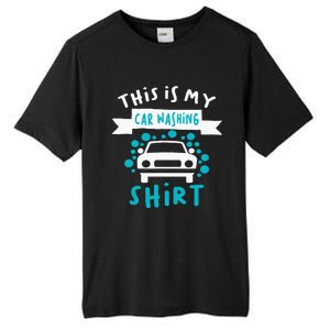 This Is My Car Washing Auto Detailing Car Detailer Tall Fusion ChromaSoft Performance T-Shirt