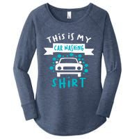 This Is My Car Washing Auto Detailing Car Detailer Women's Perfect Tri Tunic Long Sleeve Shirt