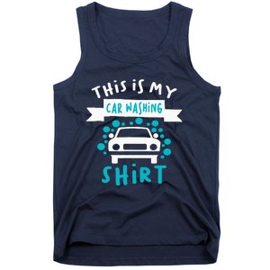 This Is My Car Washing Auto Detailing Car Detailer Tank Top