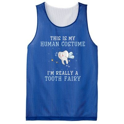 This Is My Hu Costume Im Really A Tooth Fairy Meaningful Gift Mesh Reversible Basketball Jersey Tank