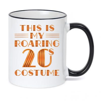 This Is My Roaring 20s Costume Twenties Art Deco Halloween 11oz Black Color Changing Mug