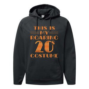 This Is My Roaring 20s Costume Twenties Art Deco Halloween Performance Fleece Hoodie