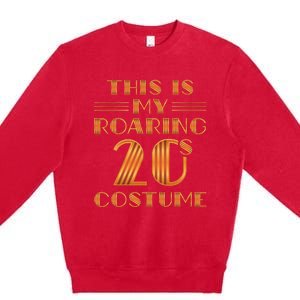 This Is My Roaring 20s Costume Twenties Art Deco Halloween Premium Crewneck Sweatshirt