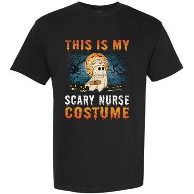 This Is My Scary Nurse Costume Fun Halloween Garment-Dyed Heavyweight T-Shirt