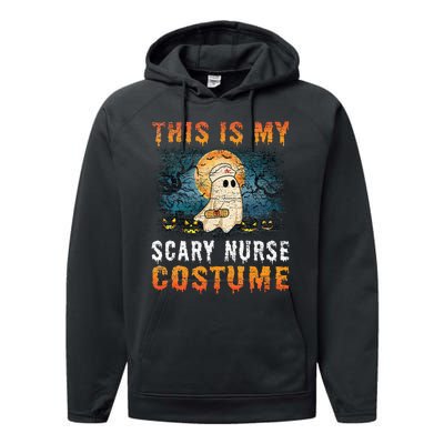 This Is My Scary Nurse Costume Fun Halloween Performance Fleece Hoodie