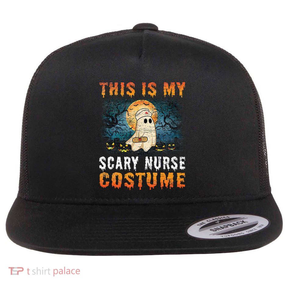 This Is My Scary Nurse Costume Fun Halloween Flatbill Hat