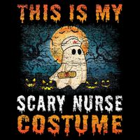 This Is My Scary Nurse Costume Fun Halloween 16 in Basic Backpack