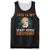 This Is My Scary Nurse Costume Fun Halloween Mesh Reversible Basketball Jersey Tank