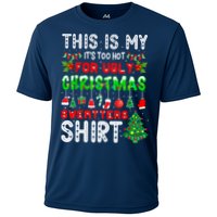 This Is My It's Too Hot For Ugly Christmas Sweaters Shirt Cooling Performance Crew T-Shirt
