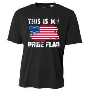 This Is My Pride Flag USA American 4th Of July Patriotic Day Cooling Performance Crew T-Shirt