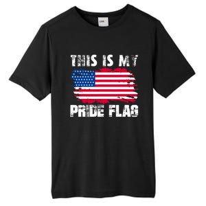 This Is My Pride Flag USA American 4th Of July Patriotic Day Tall Fusion ChromaSoft Performance T-Shirt