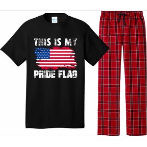 This Is My Pride Flag USA American 4th Of July Patriotic Day Pajama Set