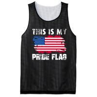 This Is My Pride Flag USA American 4th Of July Patriotic Day Mesh Reversible Basketball Jersey Tank