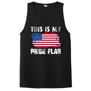 This Is My Pride Flag USA American 4th Of July Patriotic Day PosiCharge Competitor Tank