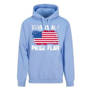 This Is My Pride Flag USA American 4th Of July Patriotic Day Unisex Surf Hoodie