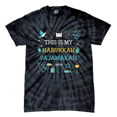 This Is My Hanukkah Pajamakah Funny Hanukkah Pajamas  Tie-Dye T-Shirt